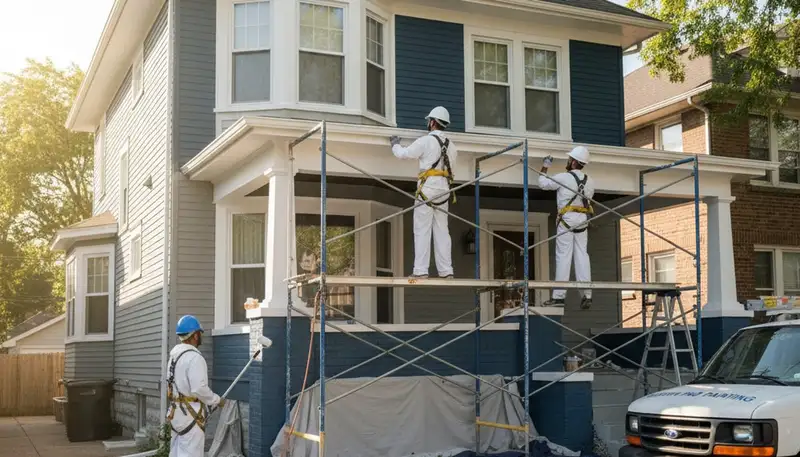 Chicago, IL painting contractor for interior and exterior house painting services