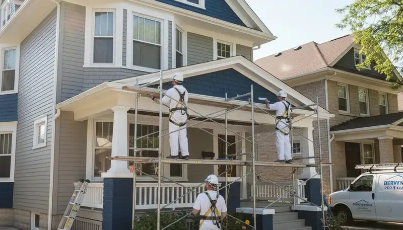 Chicago, IL painting contractor providing professional interior and exterior painting services