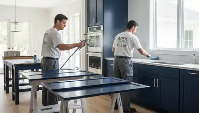 Cabinet painting service in Chicago, IL for durable kitchen finishes