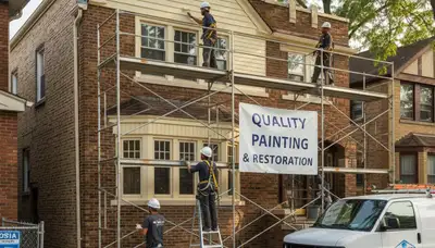 Chicago, IL painting contractors for residential and commercial interior and exterior painting services