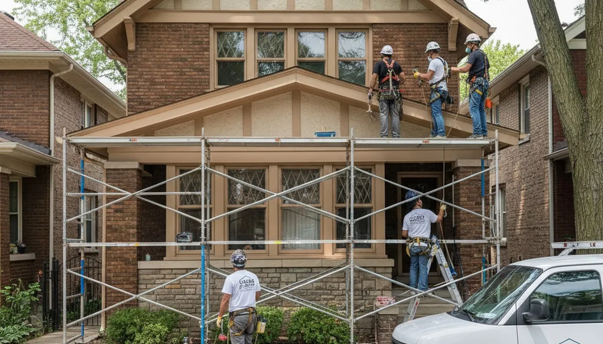 Chicago, IL painting contractors for interior and exterior house painting services