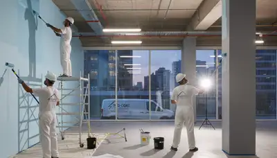 Commercial painting crew serving Chicago, IL businesses with durable exterior and interior coatings
