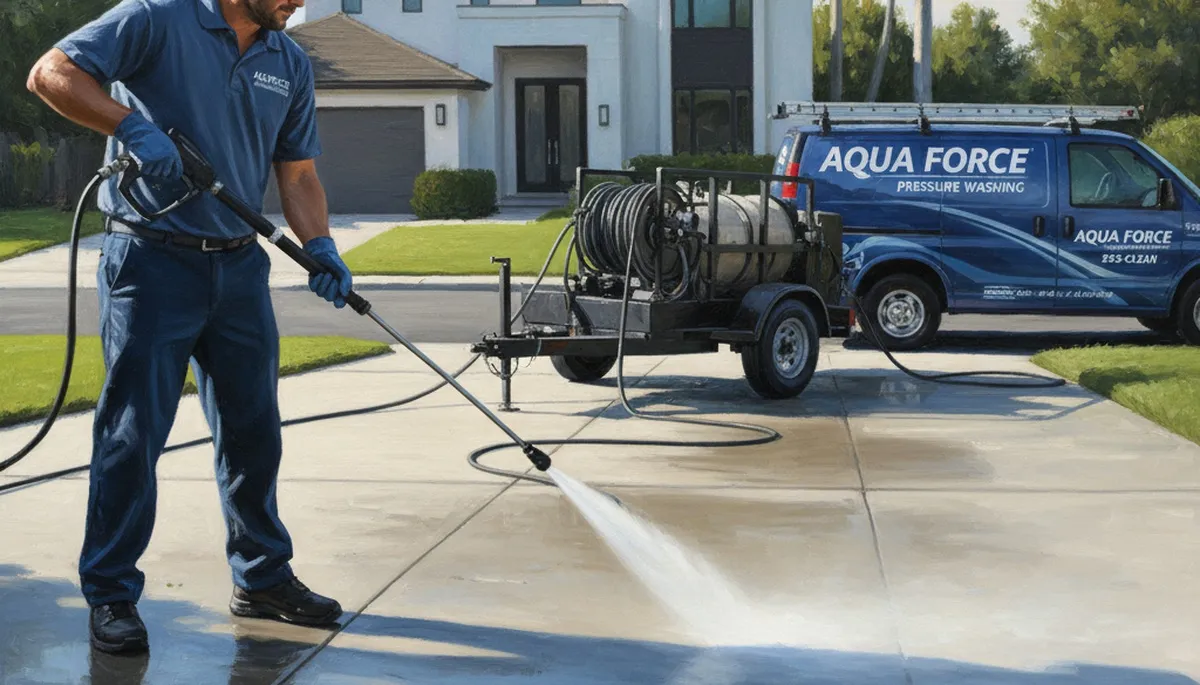 Chicago, IL concrete pressure cleaning for driveways and walkways by Chicago Paint Pros
