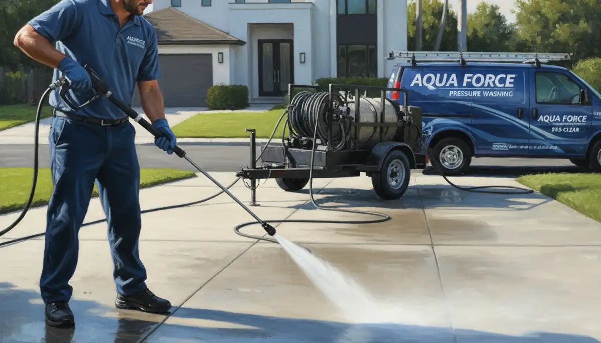 Chicago, IL concrete pressure cleaning for driveways and walkways by Chicago Paint Pros