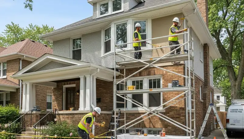 Chicago, IL painting contractor providing professional interior and exterior painting services