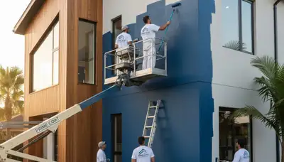 Chicago, IL exterior house painting by Chicago Paint Pros on a weather-resistant home exterior