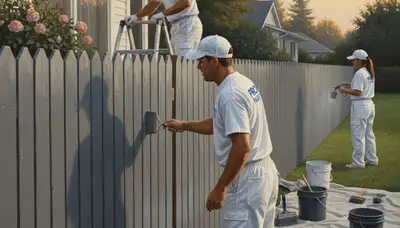 Chicago fence painting services in Chicago, IL protecting wood fences from weather and moisture