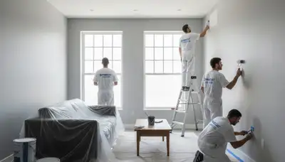 Chicago interior house painting by Chicago Paint Pros in Chicago, IL for local homes