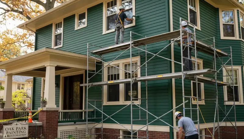 Chicago, IL painting contractor for interior and exterior residential painting services