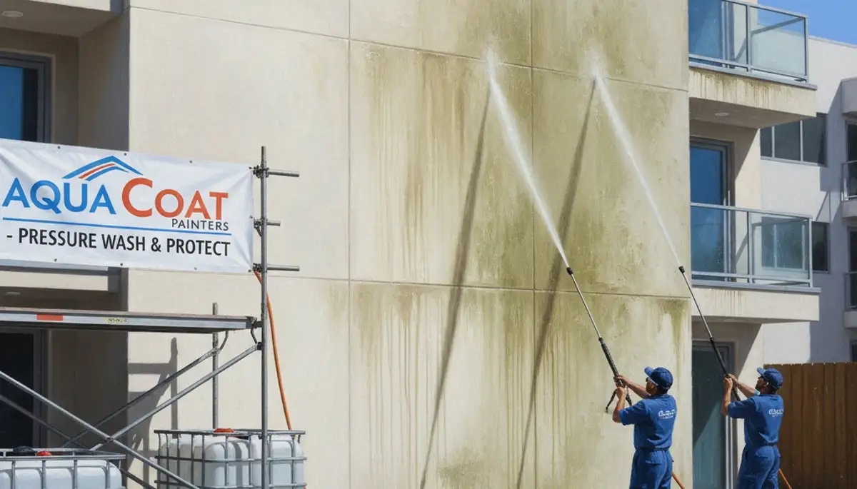 Pressure cleaning services in Chicago, IL for driveways, siding, and concrete by Chicago Paint Pros