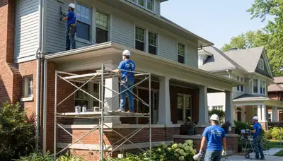 Chicago, IL painting contractor providing professional interior and exterior painting services