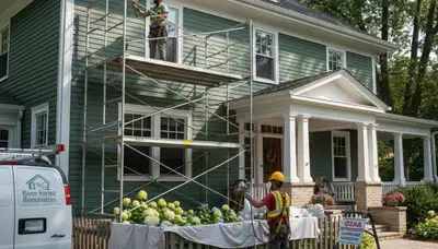 Chicago, IL painting contractors providing professional interior and exterior painting services