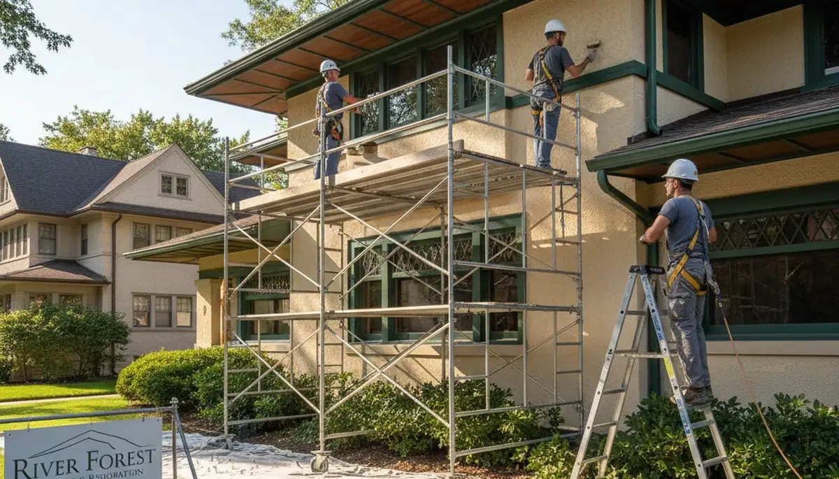 Chicago, IL painting contractor providing professional interior and exterior painting services