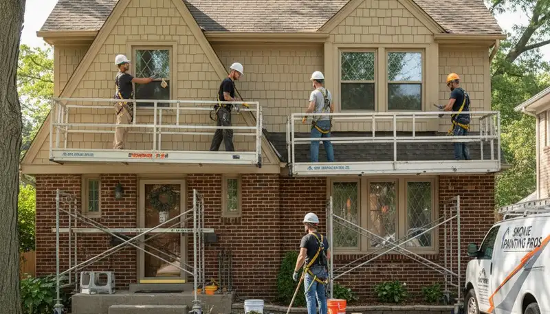 Chicago, IL painting contractor providing professional interior and exterior painting services